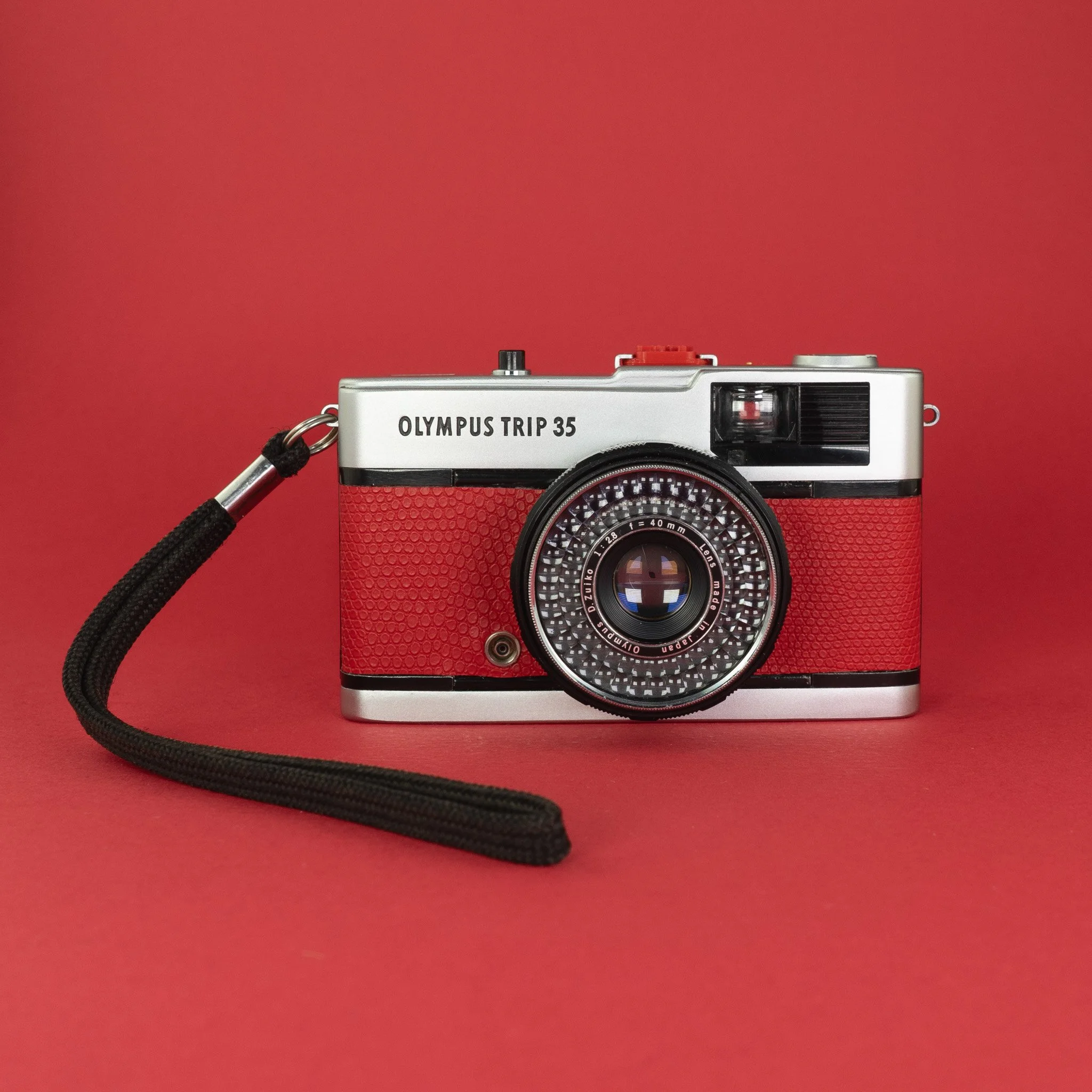 Olympus Trip 35 (Crimson) Refurbished 35mm Point and Shoot Film Olympus Trip 35 (Crimson) Refurbished 35mm Point and Shoot Film